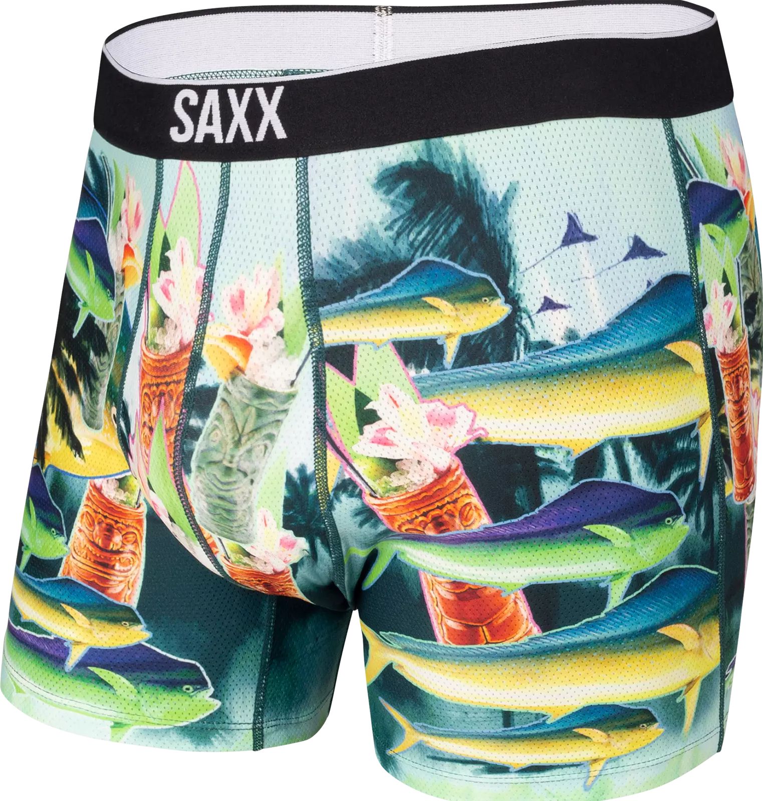 SAXX VOLT BOXER BRIEF BLUE DORADO PARTAY S