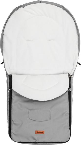 Sensillo Śpiworek Polar Light do wózka szary
