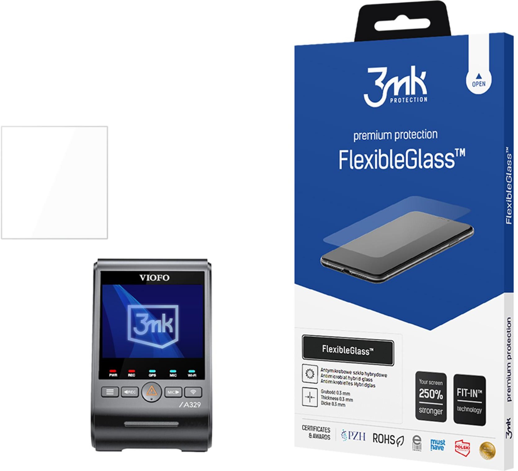 VIOFO A329 - 3MK FLEXIBLEGLASS