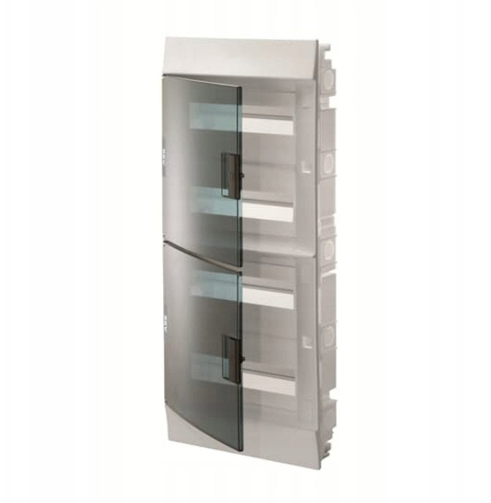 Rozdzielnica modułowa podtynkowa Mistral41F 4x12 48M IP41 100A II klasa drzwi transparentne N+PE śrubowe 1SLM004101A1208