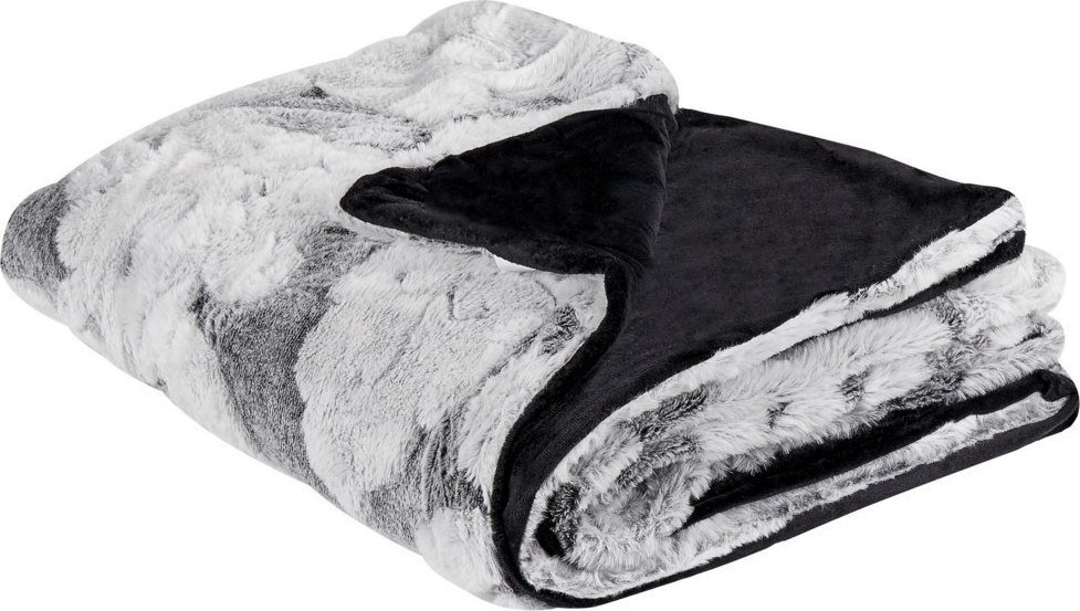 Beliani Koc 150 x 200 cm szary KOSI