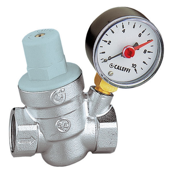 Caleffi REgulator ciśnienia wody 1/2" 16Bar z manometrem (533241)