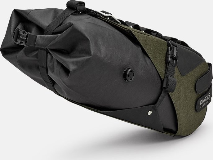 Brooks Torba podsiodłowa BROOKS SCAPE SEAT BAG, Mud Green, Pojemność 8L, Mocowanie na paskach, Wodoodporność IPX4 (NEW)
