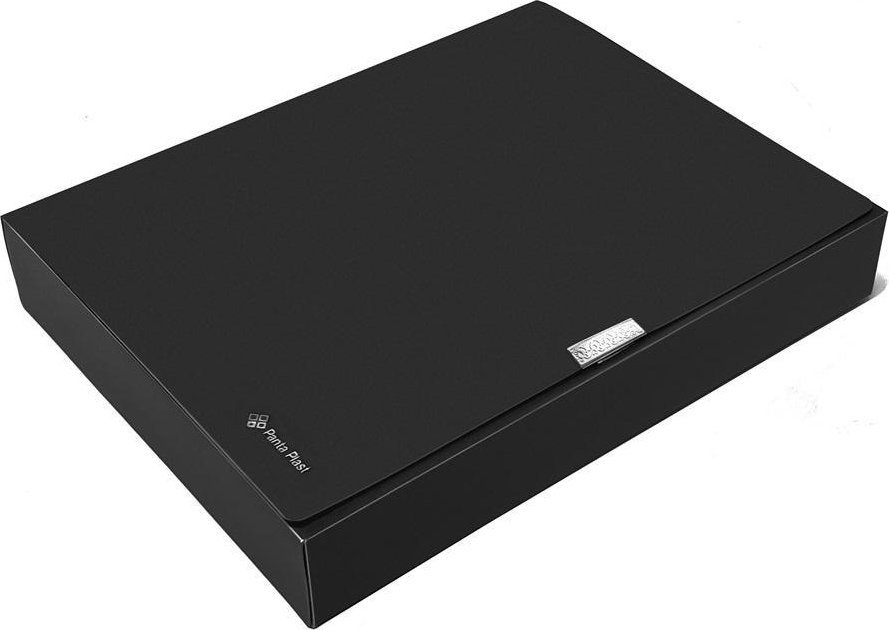 Teczka A4 box 55mm neon czarna