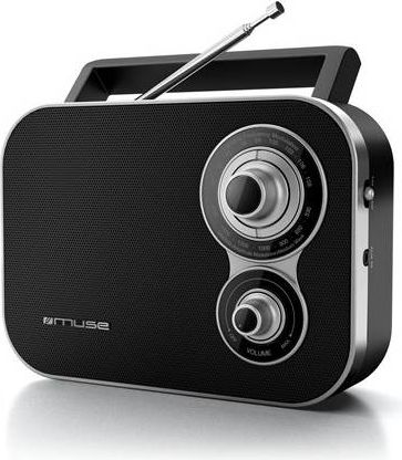 Radio Muse Muse M-051R Black, 2-band portable radio,