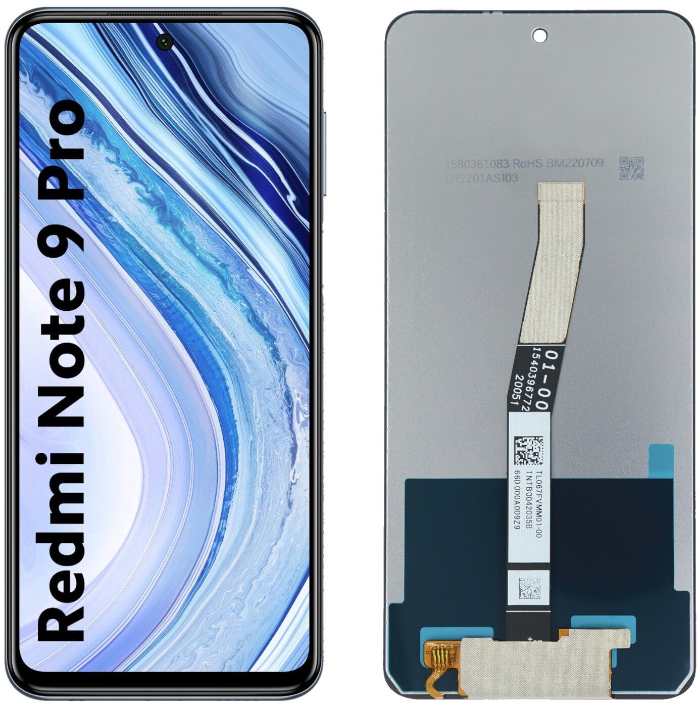 Wyświetlacz do Xiaomi Redmi Note 9 Pro LCD M2003J6B2G Ekran