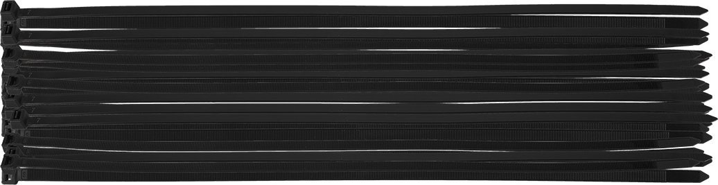 Neo Opaski zaciskowe EXTREME 7.6 × 400 mm, czarne, 50 szt.