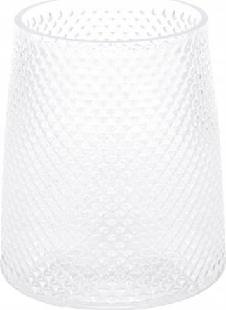 Koopman Wazon dekoracyjny na kwiaty szklany 18 cm