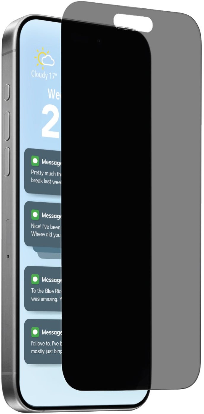 Szkło hartowane Puro Privacy prywatyzujące na iPhone 17 Pro Max