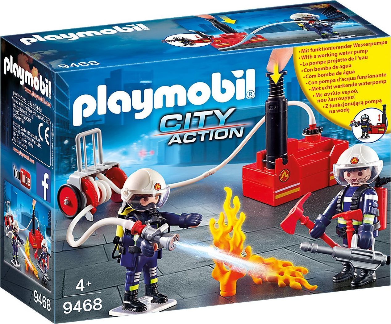 Playmobil City Action Samochód Strażacki z Drabiną (9463)