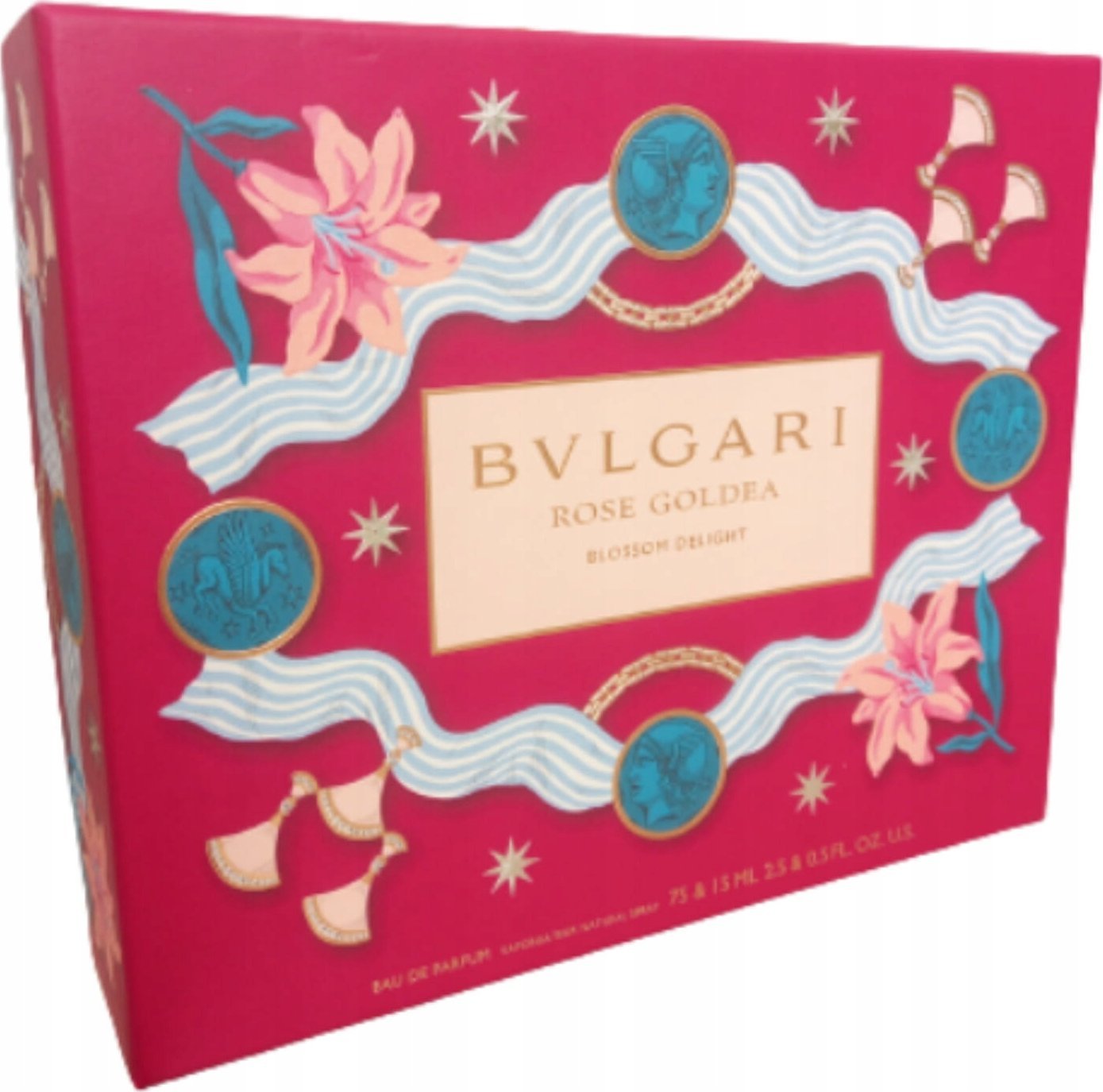 Bvlgari Set Bvlgari: Rose Goldea Blossom Delight 2020, Eau De Parfum, For Women, 75 ml + Rose Goldea Blossom Delight 2020, Eau De Parfum, For Women, 1