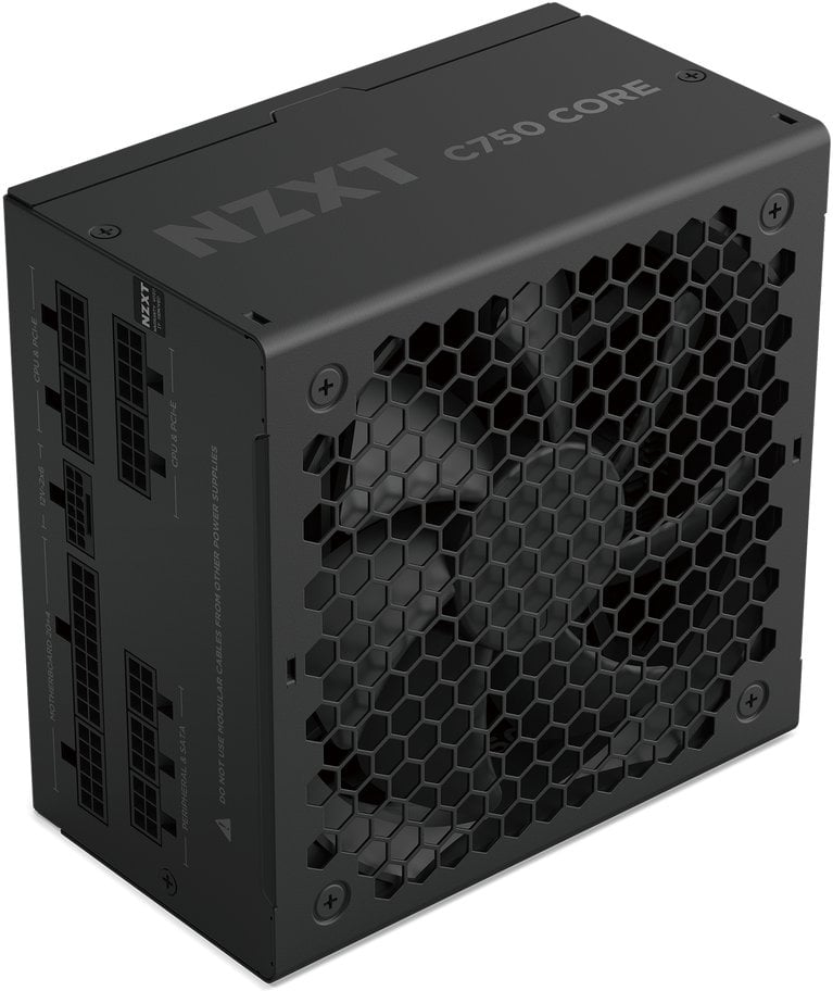 C1000 GOLD CORE(schwarz, 1x 12-Pin High Power GPU, 3x PCIe, Kabel-Management, 1000 Watt)