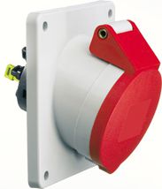 Bals Gniazdo tablicowe skośne Quick-Connect 16A 5P 400V 6h IP44 (122001)