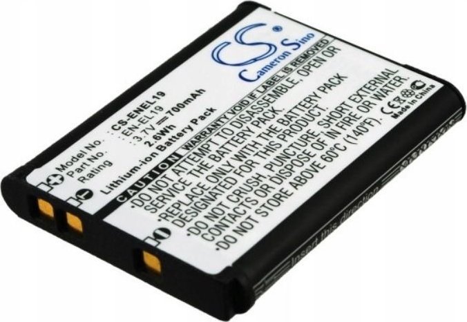 Akumulator Cameron Sino Akumulator Bateria Typu En-el19 Enel19 Do Nikon / Np-bj1 Npbj1 Do Sony