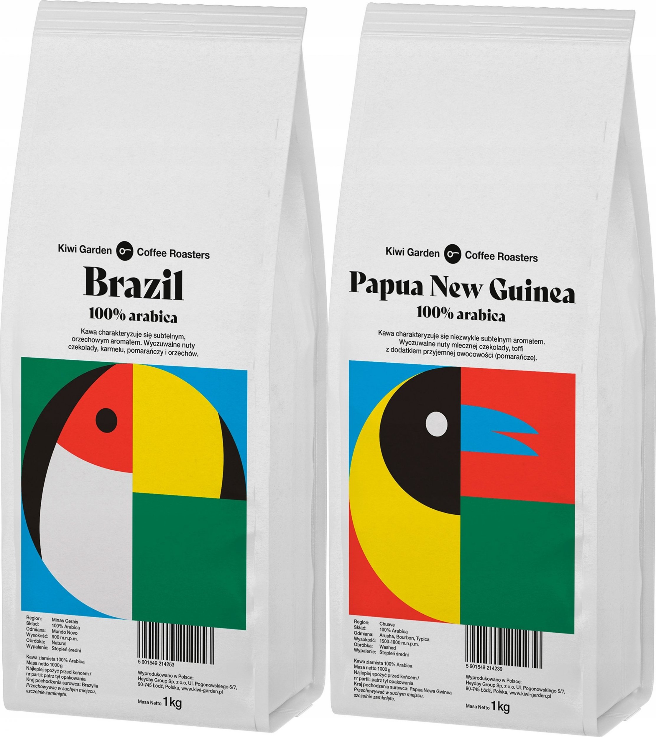 Kawa ziarnista Kiwi Garden Brazil 2 kg