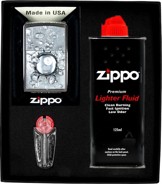 Zestaw ZIPPO Zapalniczka EIGHT BALL Prezentowy No1