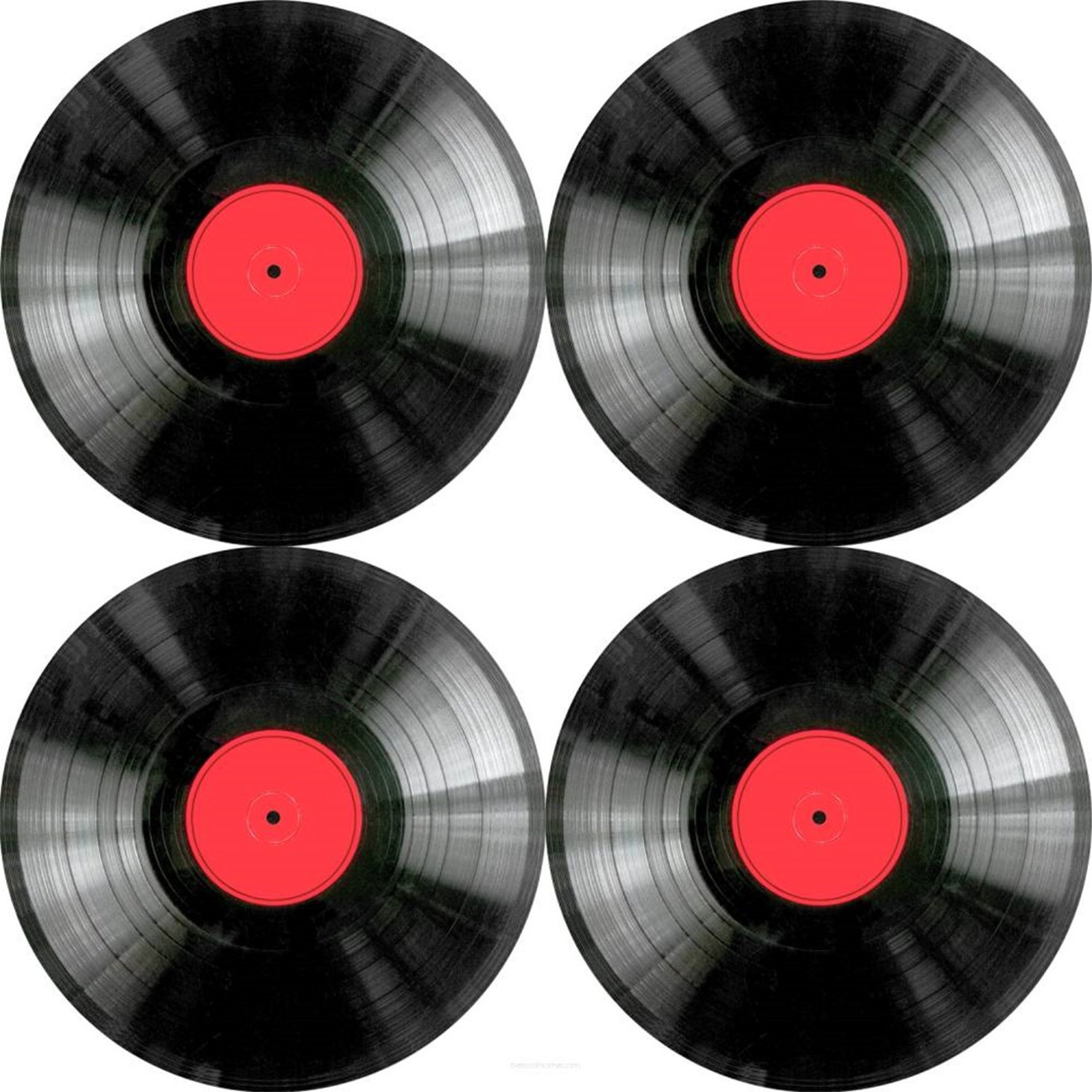 Bertoni Zestaw podkładek na stół okrągłych 4D - VINYL