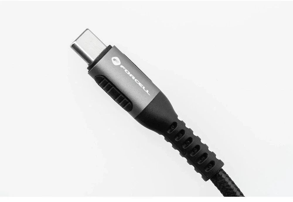 Kabel USB ForCell USB-C - USB-C 2 m Czarny