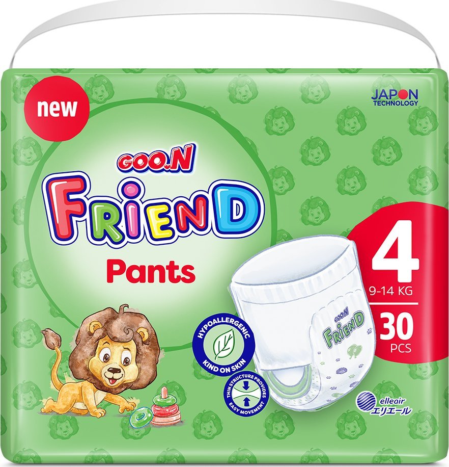 GOO.N GOO.N Friend Pants size 4, 9-14 kg, 30 pcs., F1010117-001