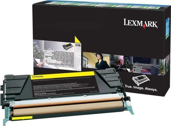 Toner Lexmark X748H3YG Yellow Oryginał (X748H3YG)