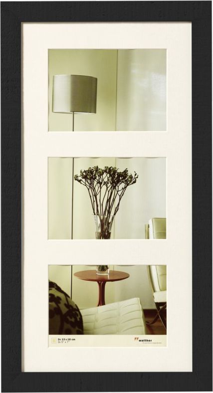 Ramka Walther Home, 3x13x18, drewniana, czarna (HO338B)