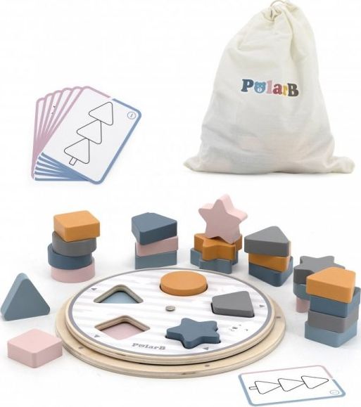 Viga Toys VIGA PolarB Układanka Dopasowanie Kształtów i Kolorów