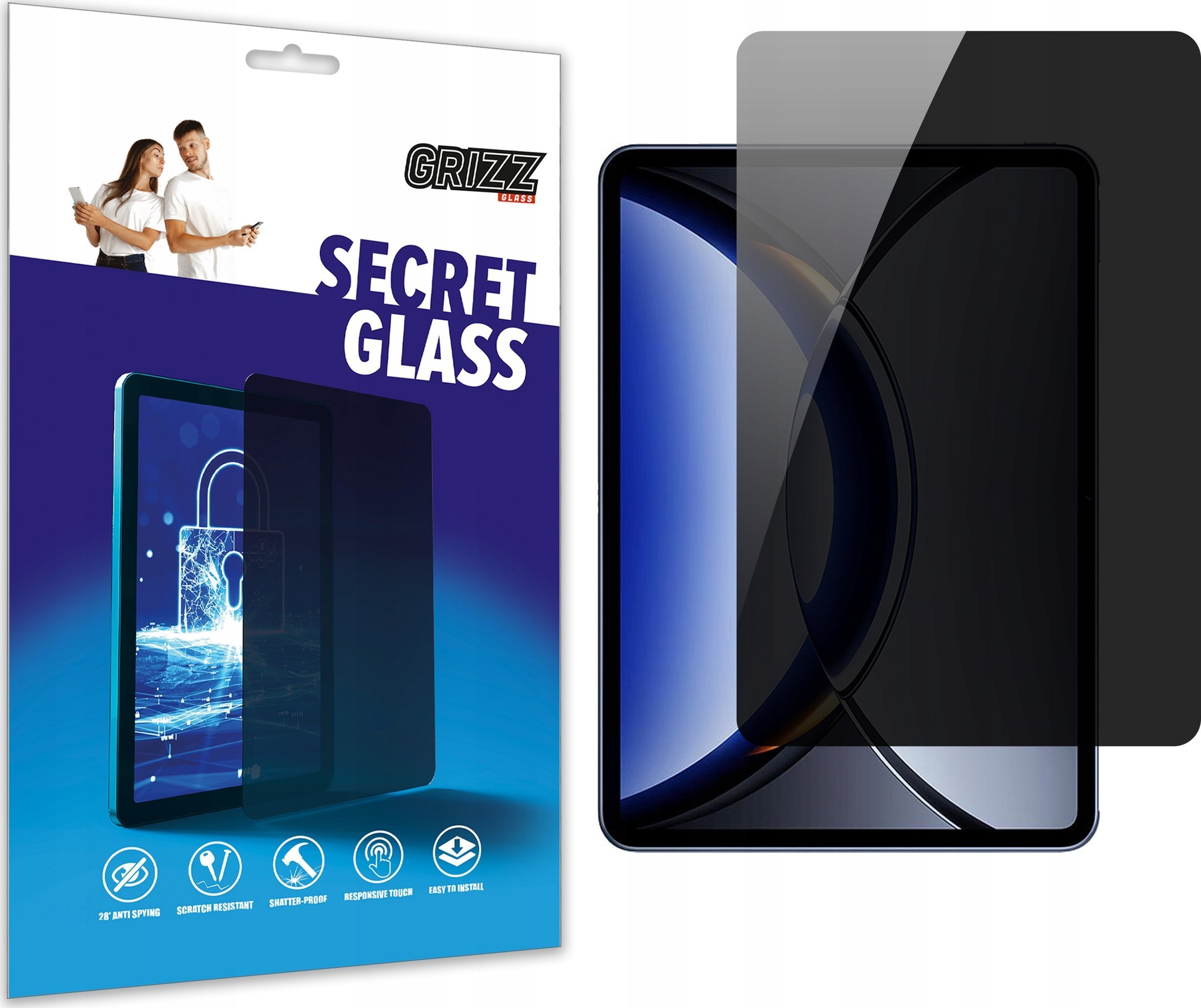 Szkło prywatyzujące GrizzGlass SecretGlass do Oppo Pad 3 Pro