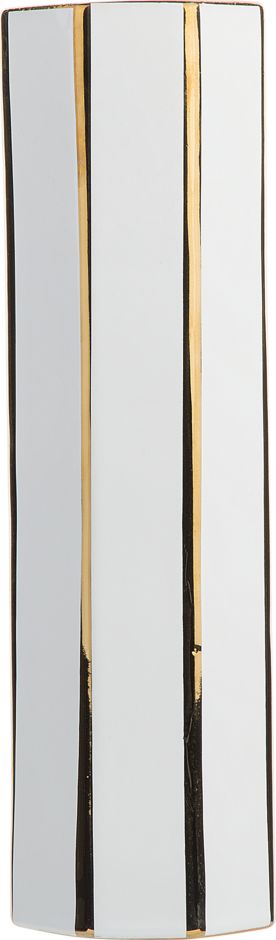 Beliani Wazon na kwiaty biały ESTELLA