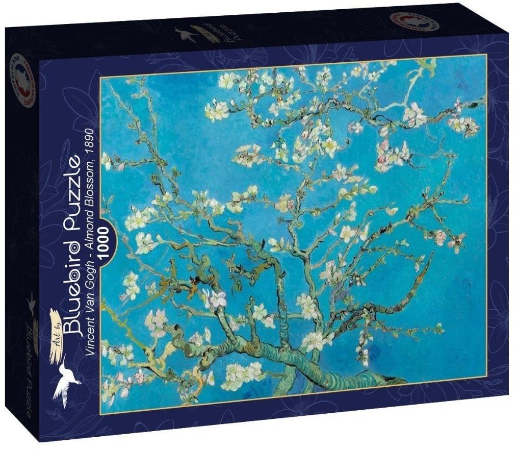 Puzzle 1000 Kwitnące drzewo migdałowca Vincent van