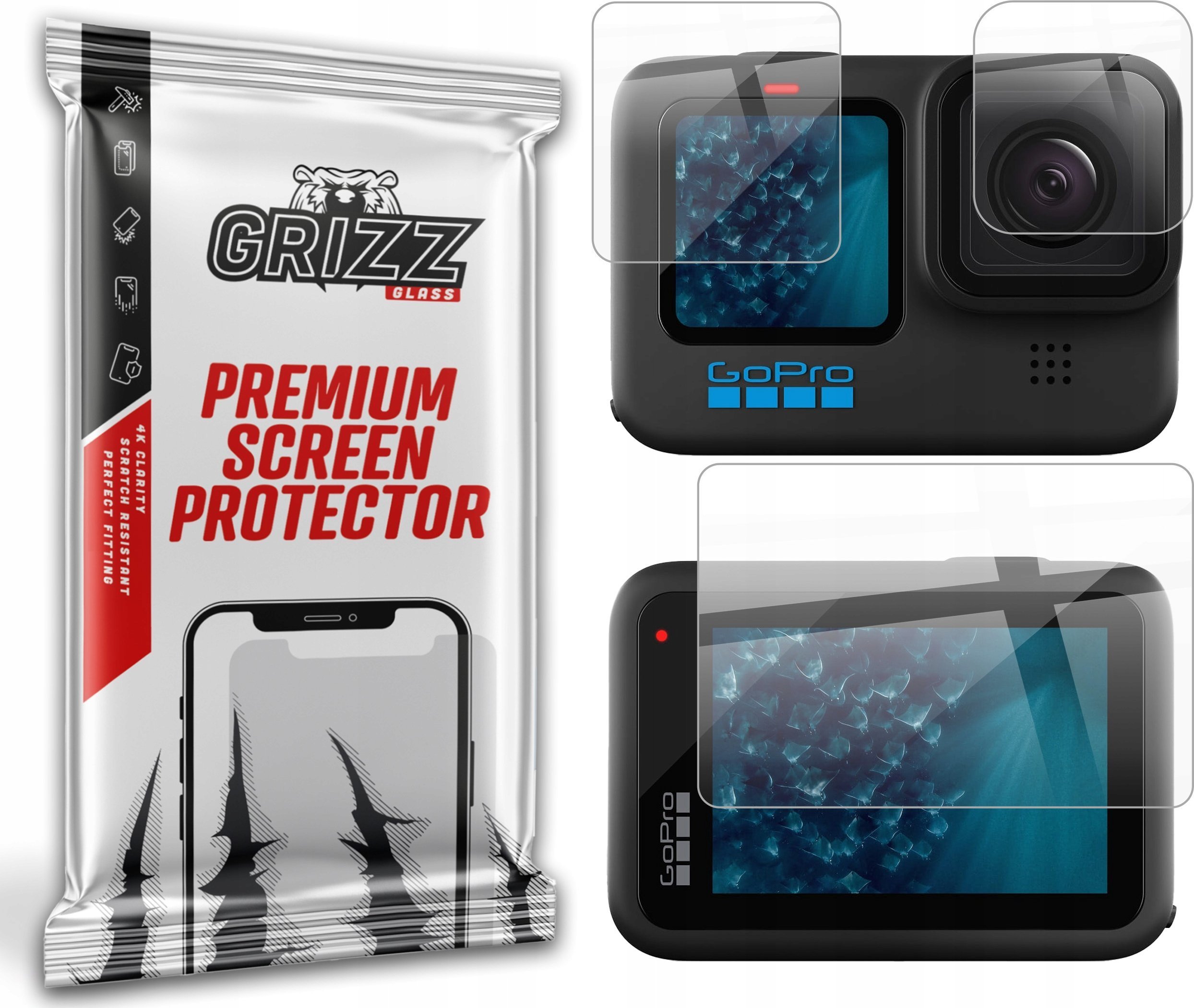 Folia ceramiczna GrizzGlass CeramicFilm do GoPro Hero 11