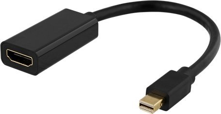 Adapter AV Deltaco Adapter HDMI - miniDisplayPort, 4K UHD 60Hz, 0.2m, czarny / R00110024