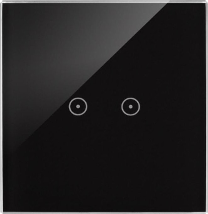 Kontakt-Simon Simon Touch ramki Panel dotykowy S54 Touch, 1 moduł, 2 pola dotykowe poziome zastygła lawa DSTR12/73