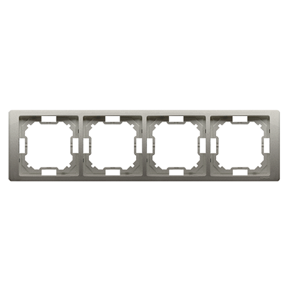 Kontakt-Simon Ramka 4-krotna Basic Neos satyna metalizowana (BMRC4/29)