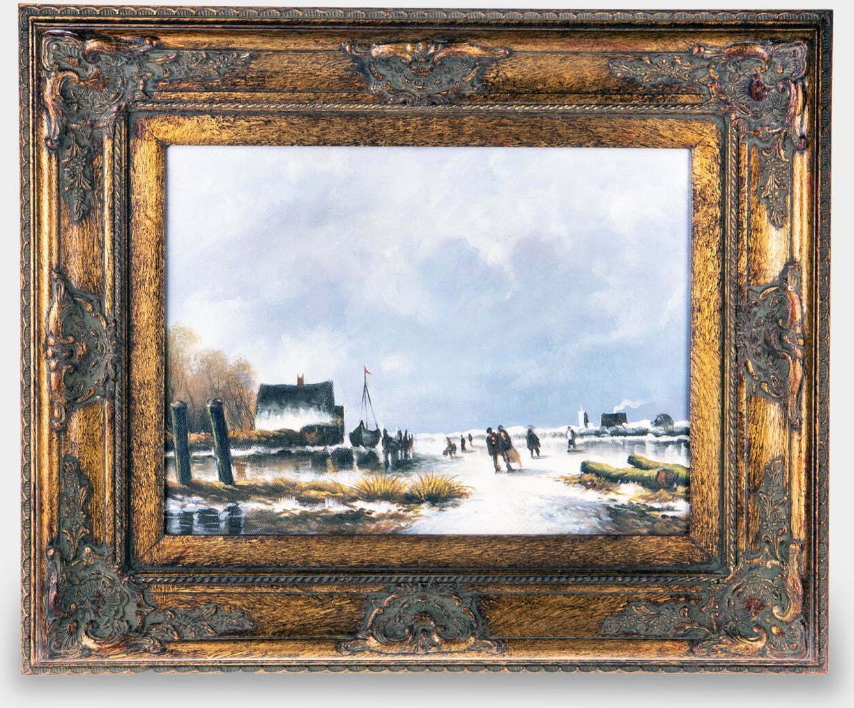 rzezbyzbrazu Obraz Zima nad Rzeką