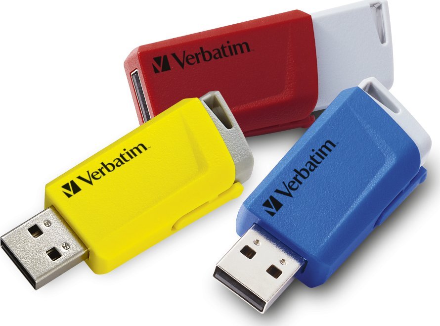 Pendrive Verbatim Store 'n' Click (3 szt.), 16 GB (49306)