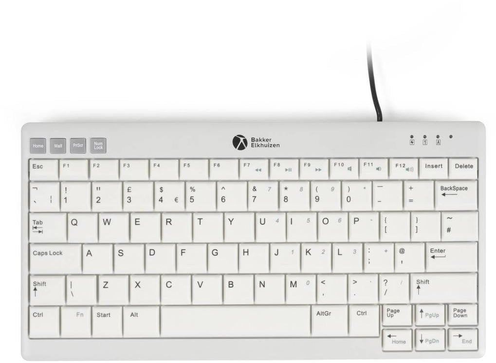 BakkerElkhuizen Tastatur Ultraboard 950 V2 Compact UK Layout retail
