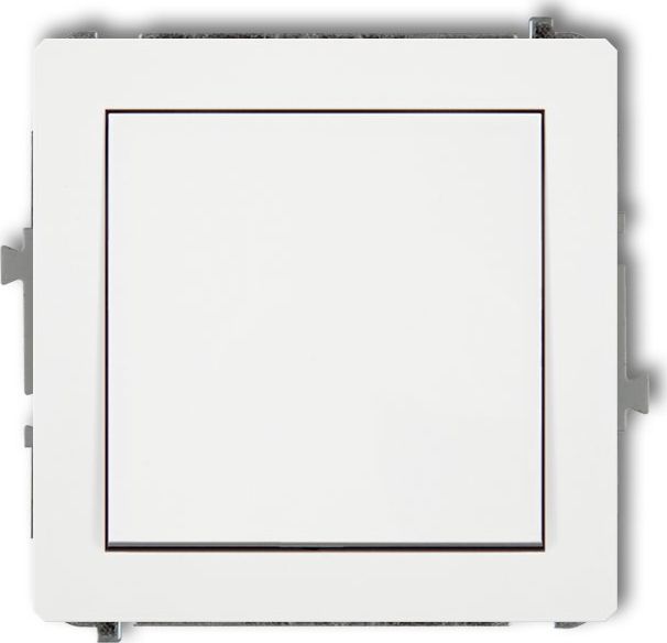 Karlik Łącznik Deco jednobiegunowy biały mat (25DWP-1)