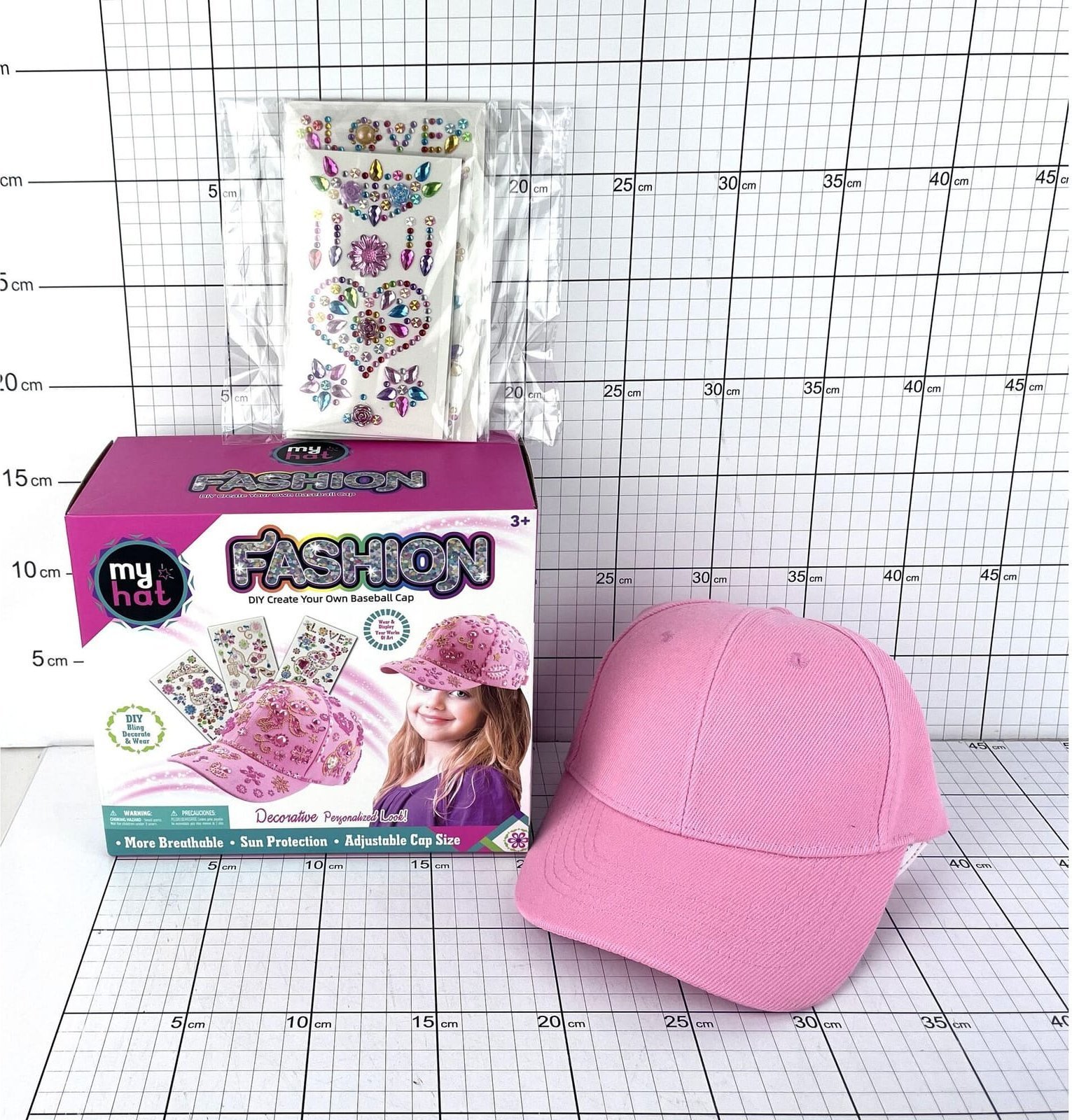 Czapka do dekoracji różowa 1355121 51210