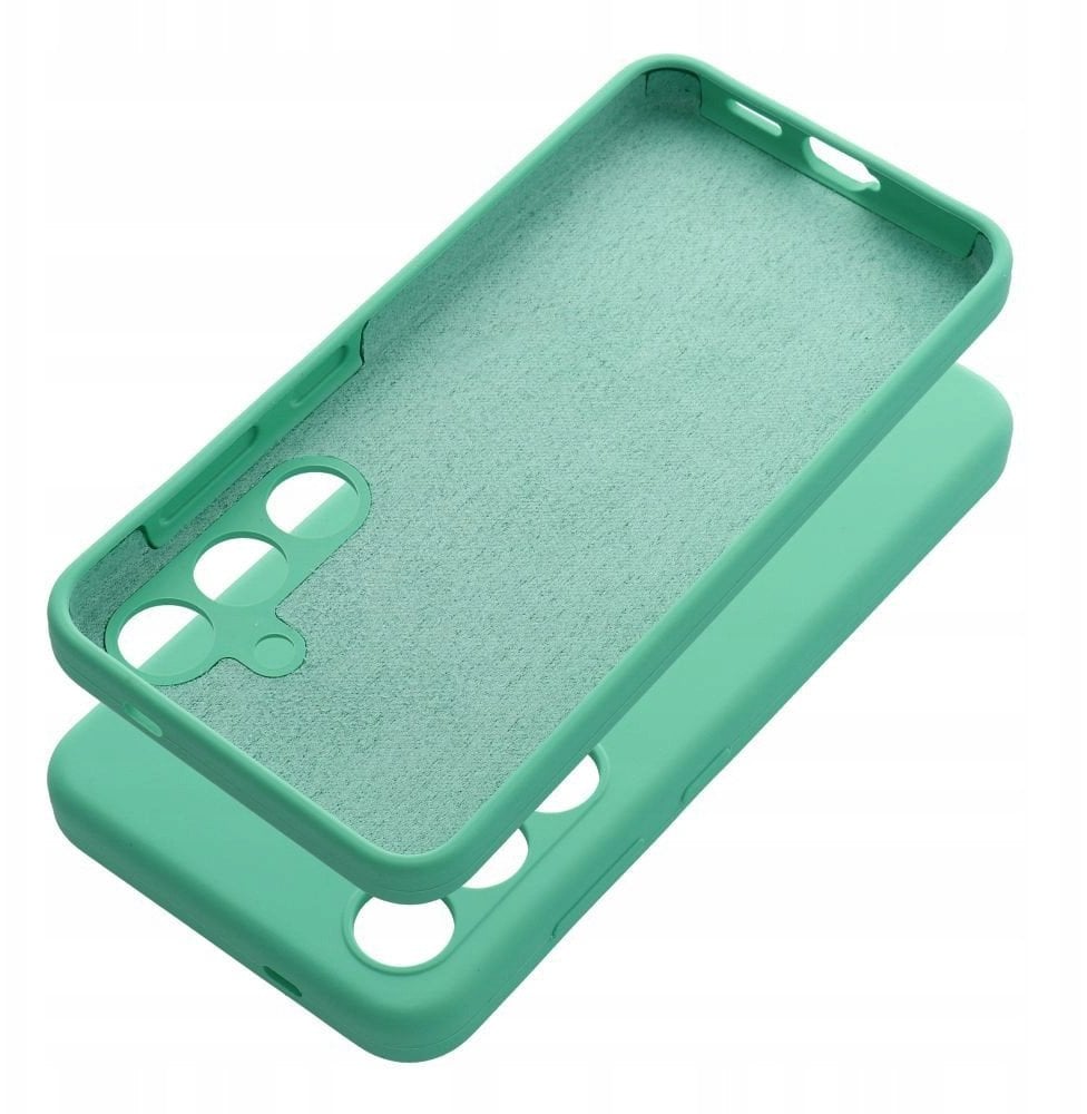 Futerał SILICONE 2mm do MOTOROLA G85 5G miętowy
