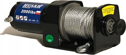 Husar Wyciągarka elektryczna z liną stalową BST 2000 LBS