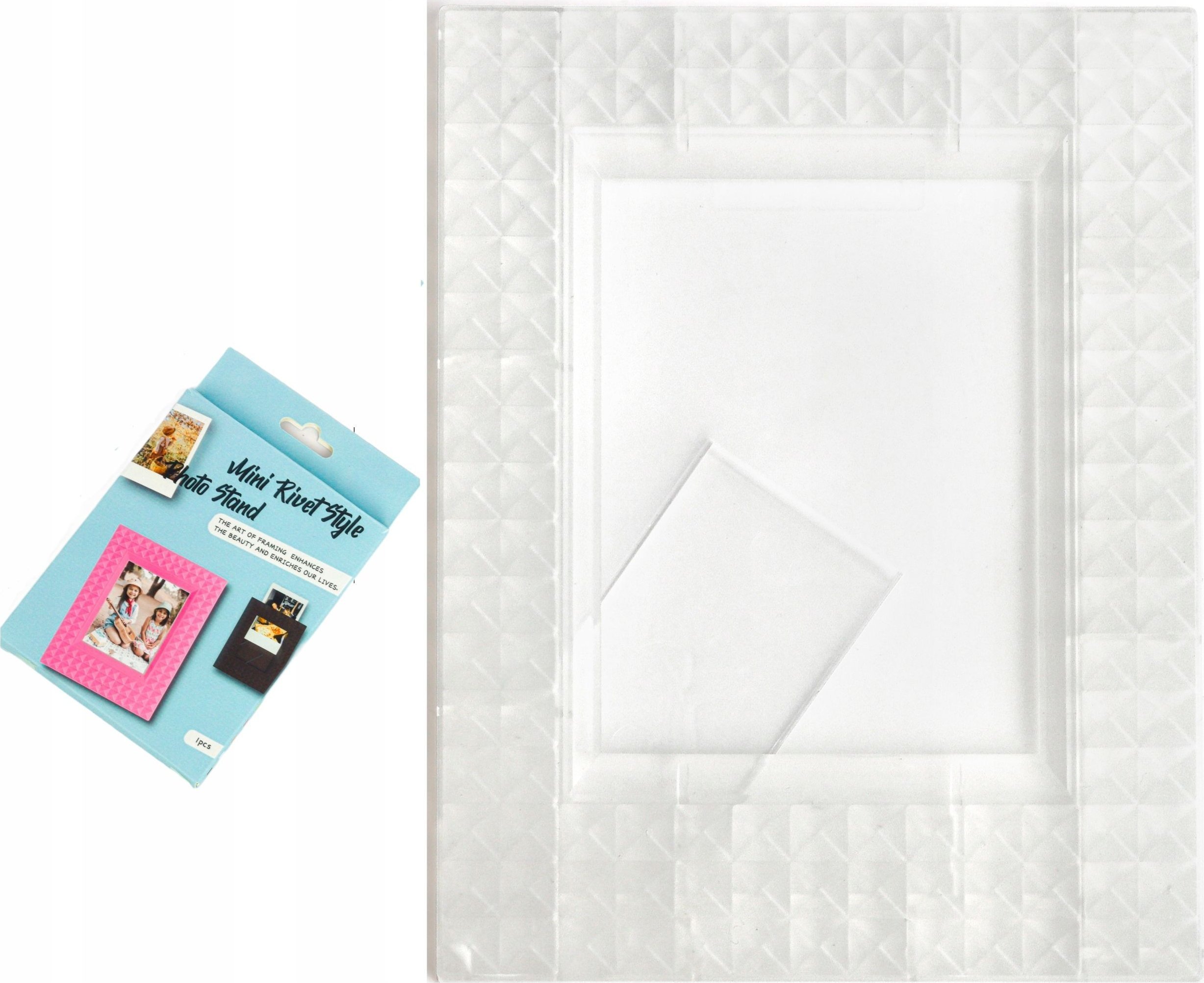 Ramka Stojąca Do Zdjęć Fuji Fujifilm Instax Mini 99 40 12 11 9 7 Liplay Evo / Przezroczysty