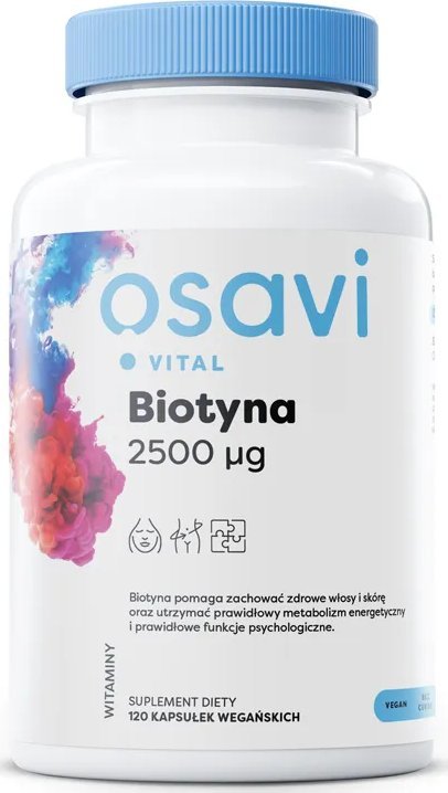 Osavi Osavi - Biotyna, 2500mcg, 120 kapsułek