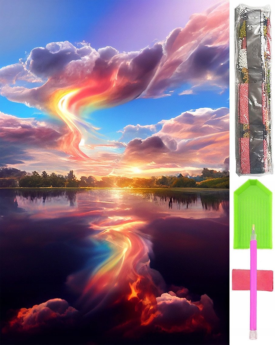 HAFT DIAMENTOWY 5D Zestaw Obraz MOZAIKA 40*60cm