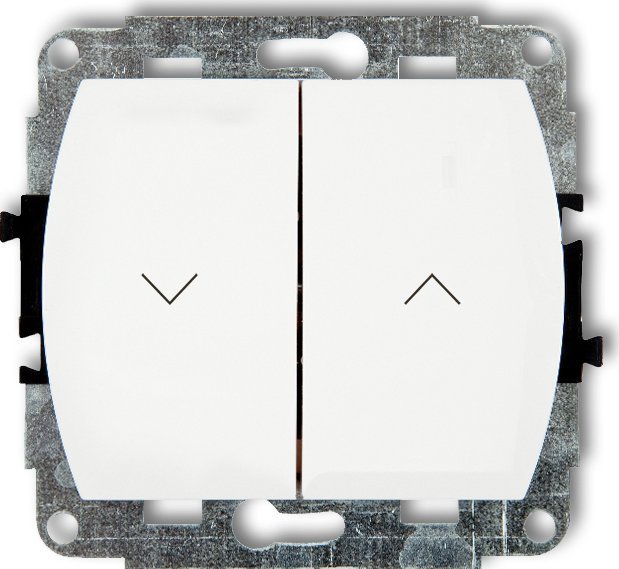 Karlik TREND Łącznik żaluzjowy biały WP-8