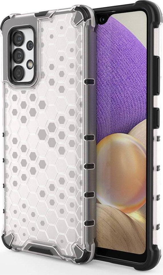 Hurtel Honeycomb etui pancerny pokrowiec z żelową ramką Samsung Galaxy A13 5G przezroczysty