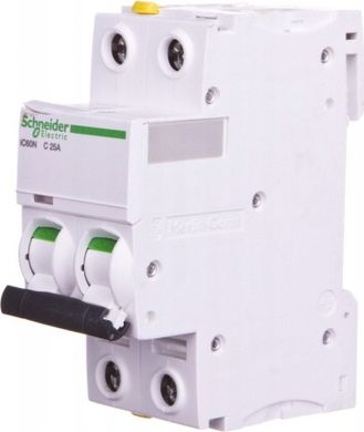 Schneider Electric Wyłącznik nadprądowy iC60N-C25-2 C 25A 2-biegunowy (A9F04225)
