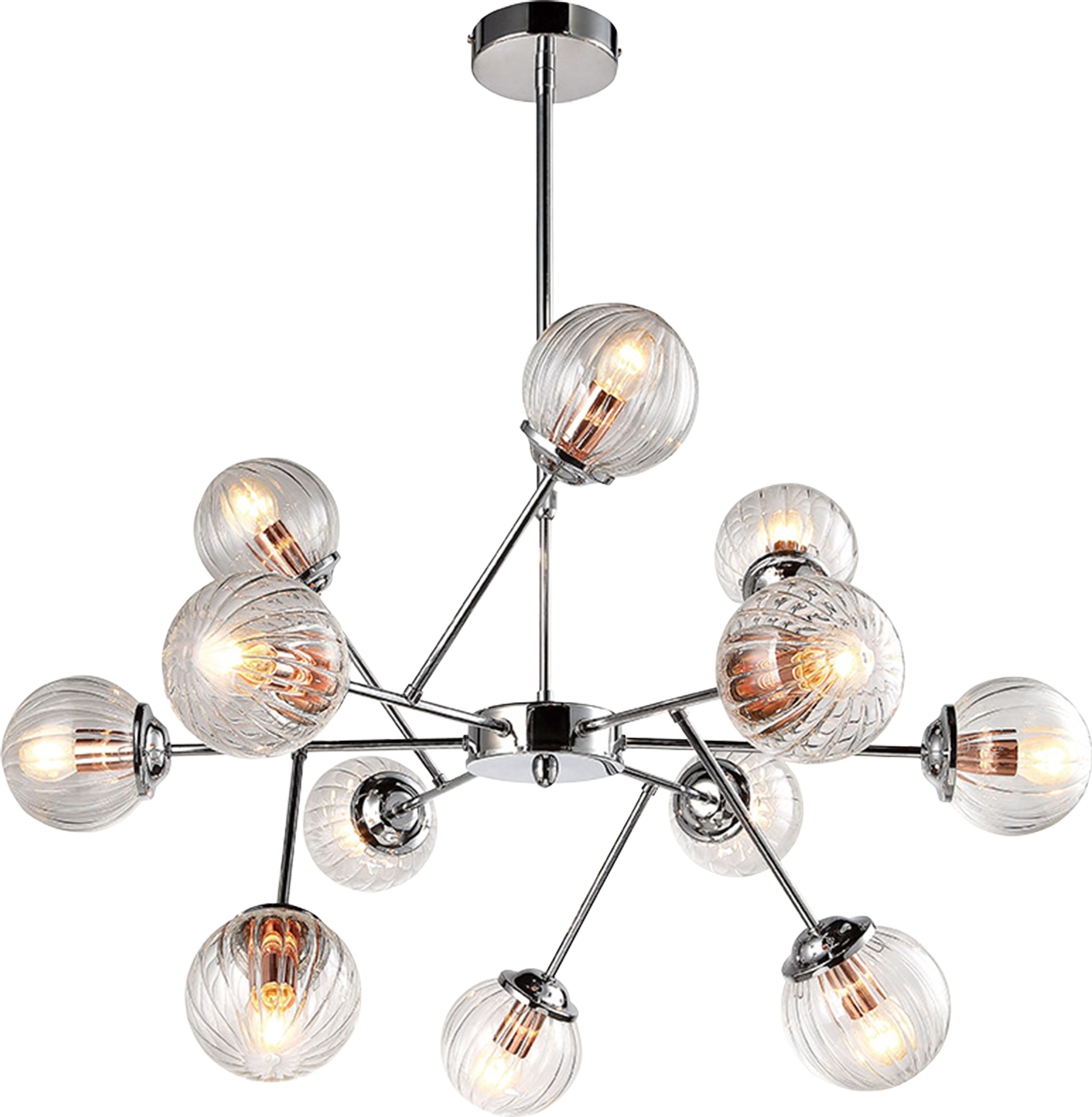 Lampa wisząca Candellux BEST industrial transparentny (30-64806)