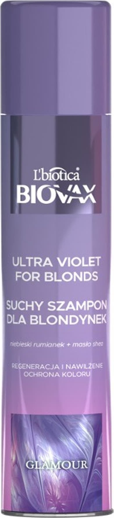 LBIOTICA / BIOVAX L`BIOTICA BIOVAX Glamour Suchy Szampon do włosów dla blondynek - Ultra Violet