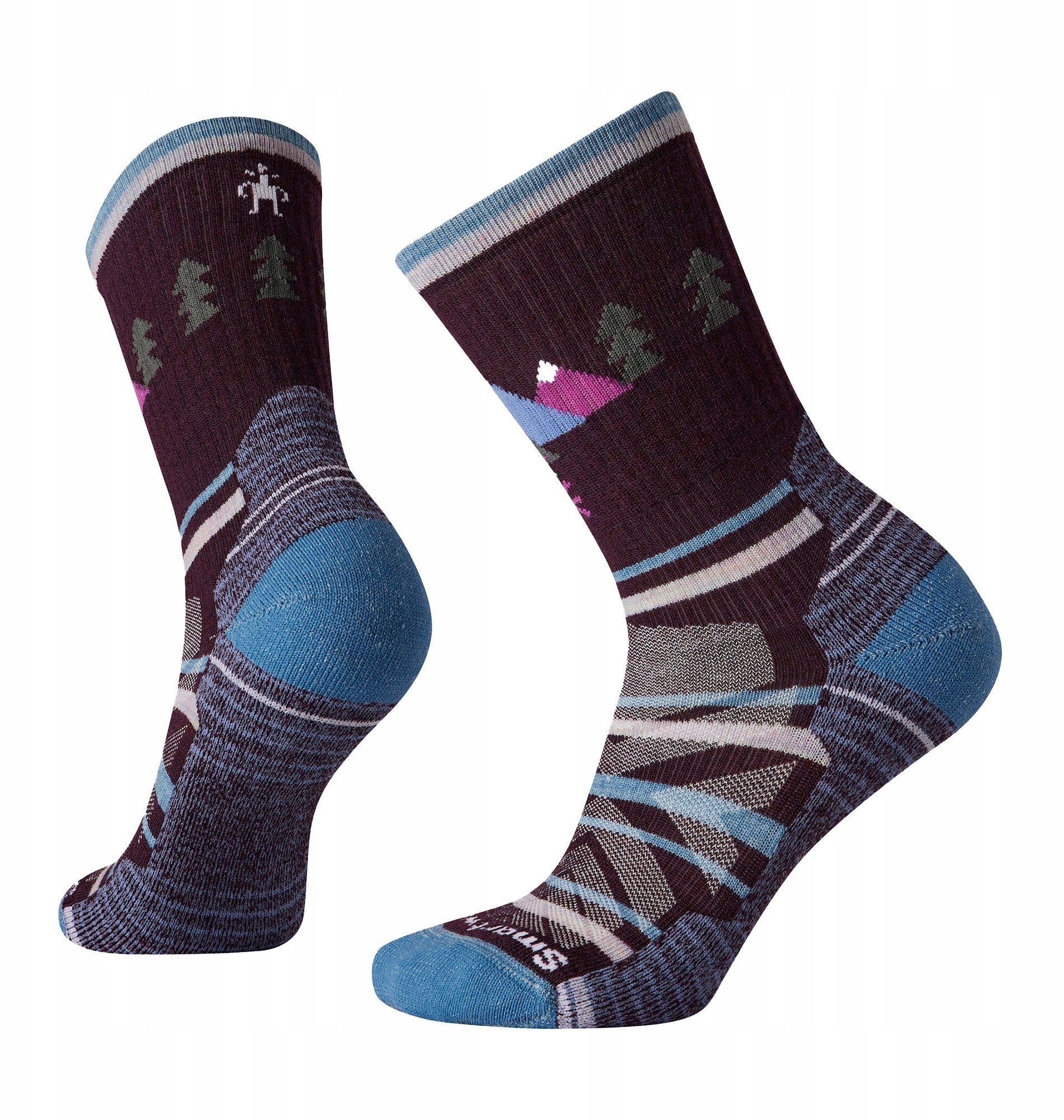 Smartwool W'S Hike Light Cushion Under the Stars Crew Socks, 590, S