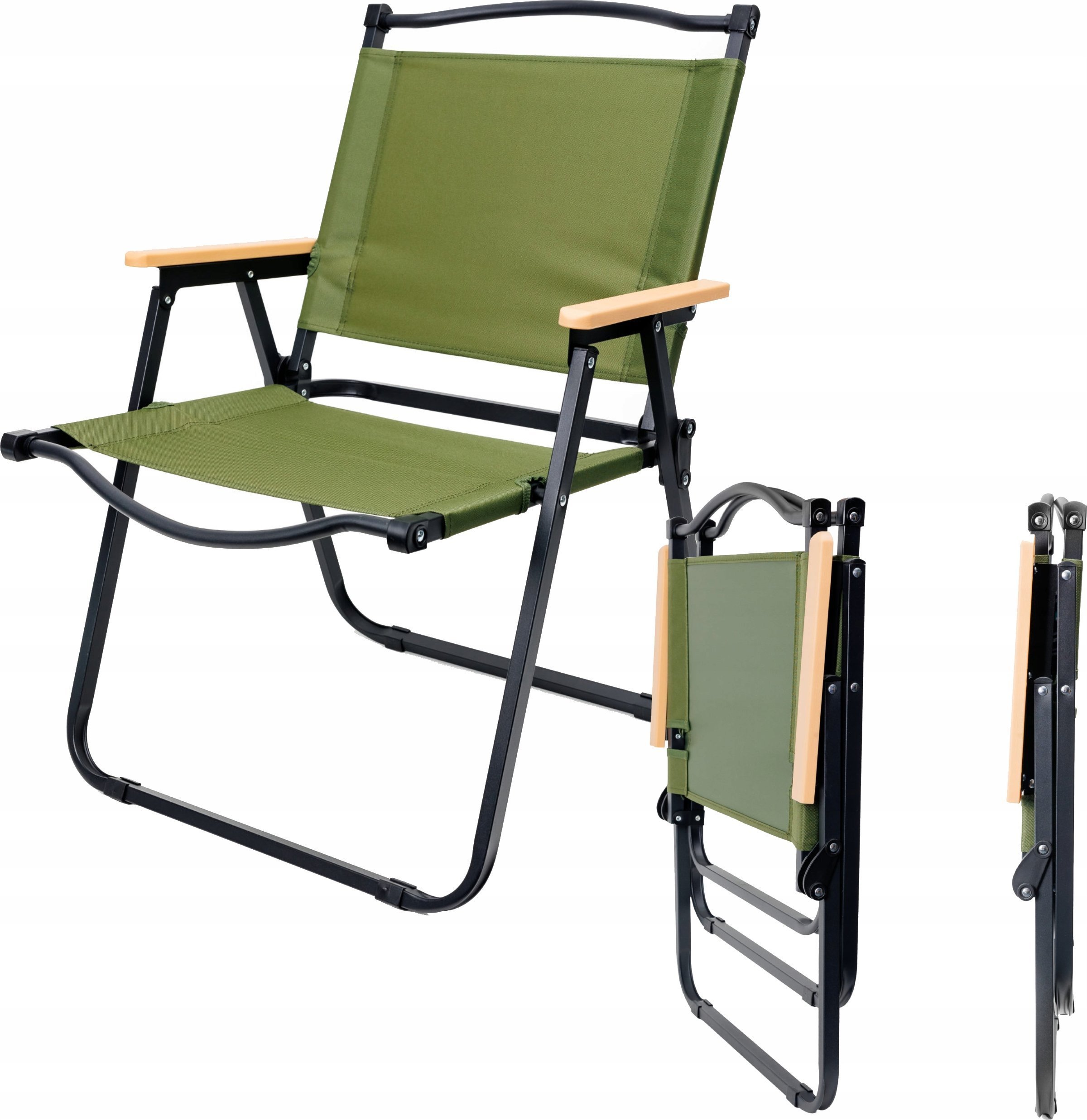 PLATINET CAMPING CHAIR 75X47X39 CM GREEN 45145